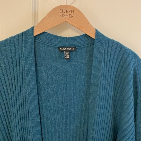 Cashmere Eileen Fisher Ribbed Sweater size XL - Picture 10 of 11